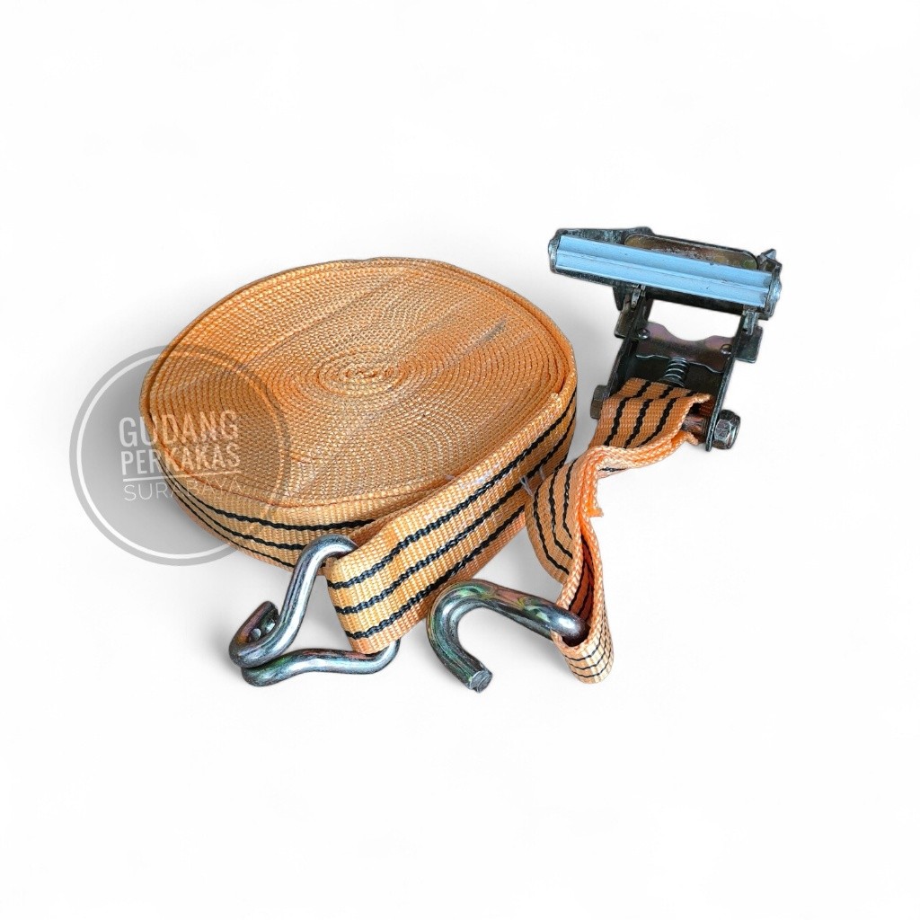 tali truk tali barang 12 meter 15 meter ratchet tie down tali krek cargo lashing tali sound horeg