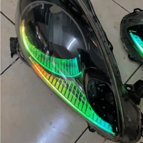 Slimframe.id Alis Brio Mobilio Old Slim Frame Akrilik 6mm RGB LED Cipta Marga | Lampu Stop Custom Ho