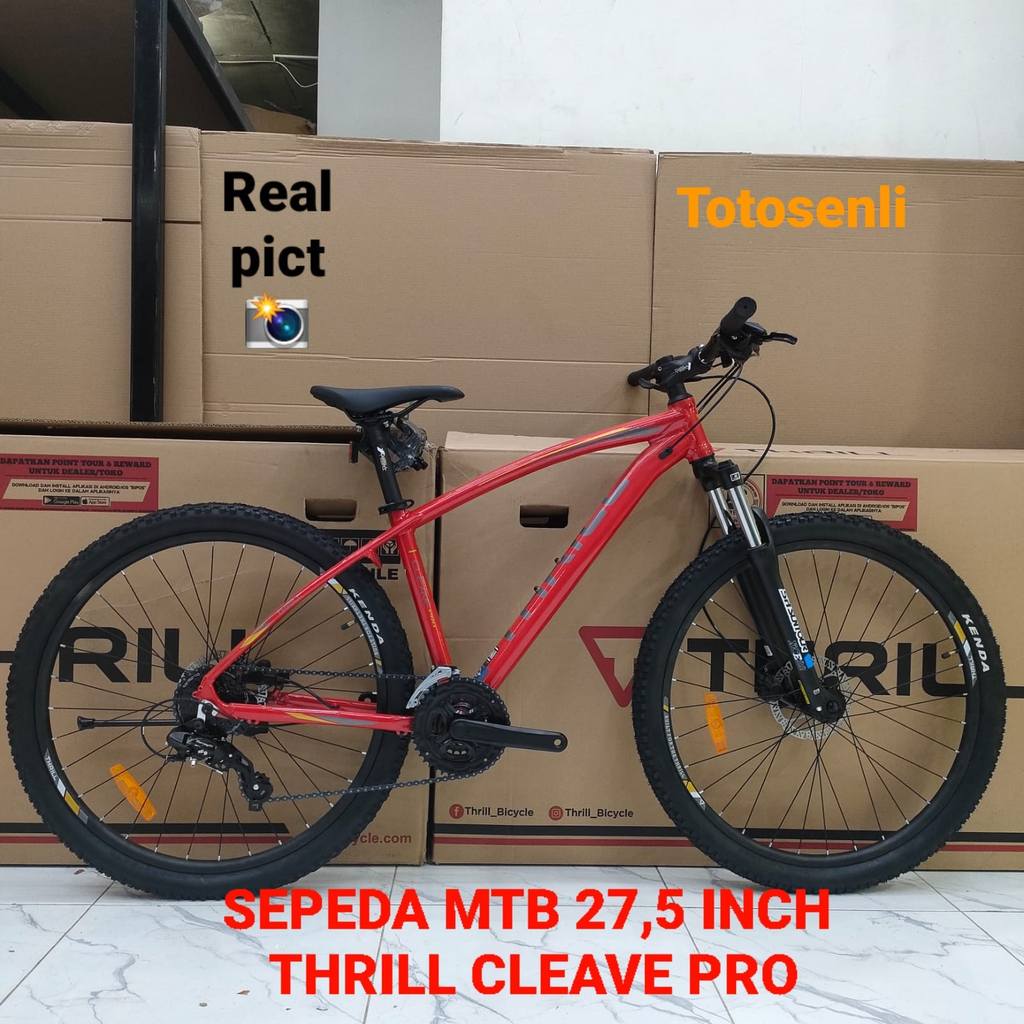 PROMO sepeda gunung mtb 27,5 thrill cleave pro sepeda gunung mtb 27,5 sepeda gunung