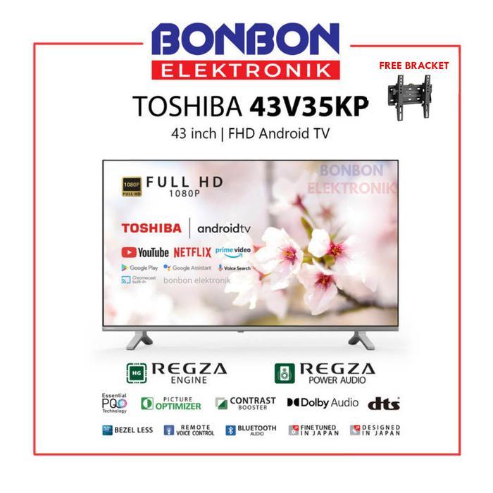 Toshiba LED TV 43 Inch 43V35KP SMART ANDROID 43V35P FHD