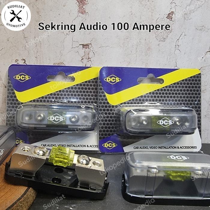 CiptaKreasi SEKRING / SIKRING FUSE AUDIO / MOBIL FUSE HOLDER AUDIO MOBIL - 100 A