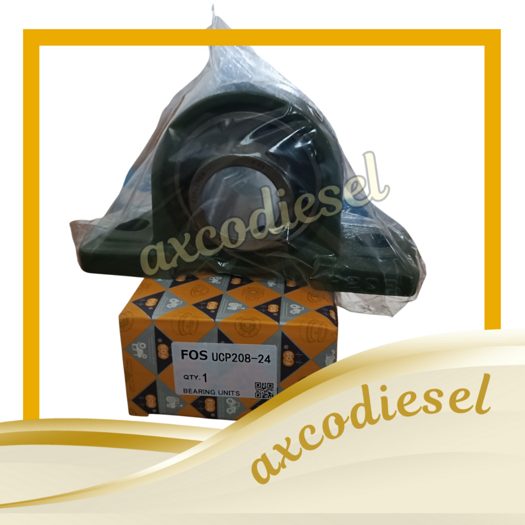 UCP 208-24 LAHER DUDUK PILLOW BLOCK BEARING UCP208-24 FOS