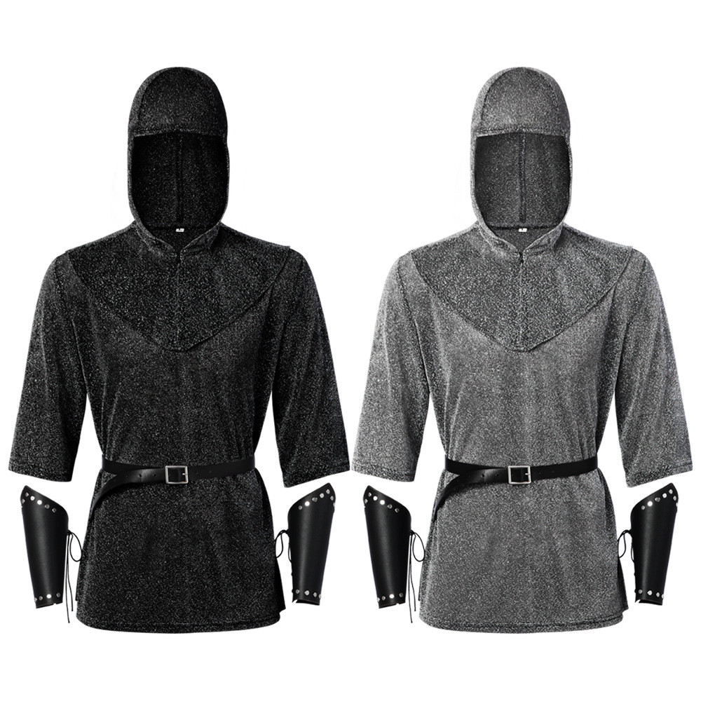 New Templar Knight Imitation Chain Shirt Knight cos Clothing Halloween Role Play cosplay