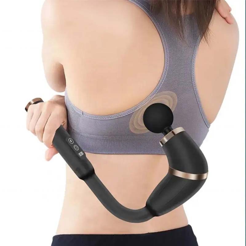 Portable electric body deep massage device, 4-head brushless motor motion drill foot, neck and leg m