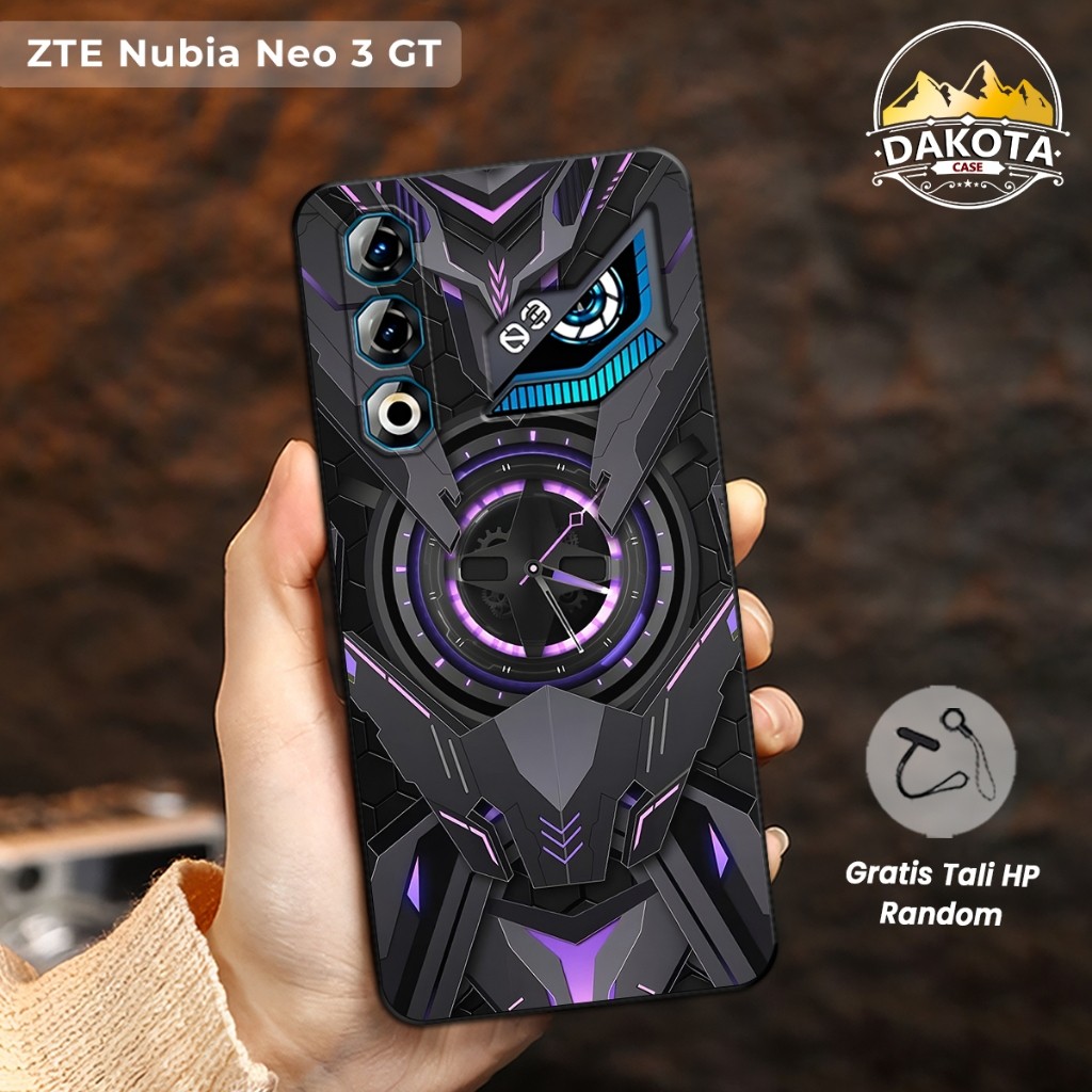 Softcase silikon ZTE Nubia Neo 3 GT | Nubia Neo 3 | Nubia Neo 2 | Nubia Focus 2 Motif Mesin Hp Futur
