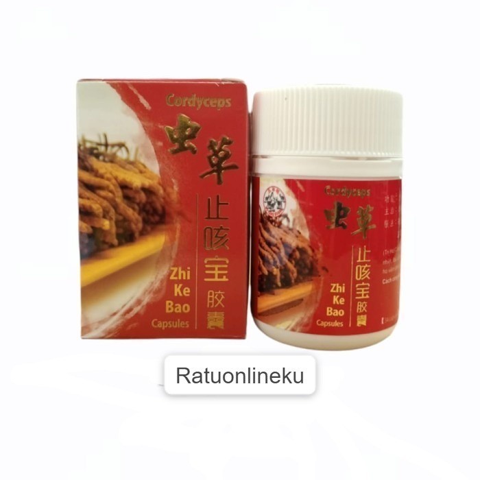 READY STOCK 100% ORIGINAL ATAU UANG KEMBALI Zhi Ke Bao - Obat Batuk Asma Sesak Nafas Herbal Cordycep