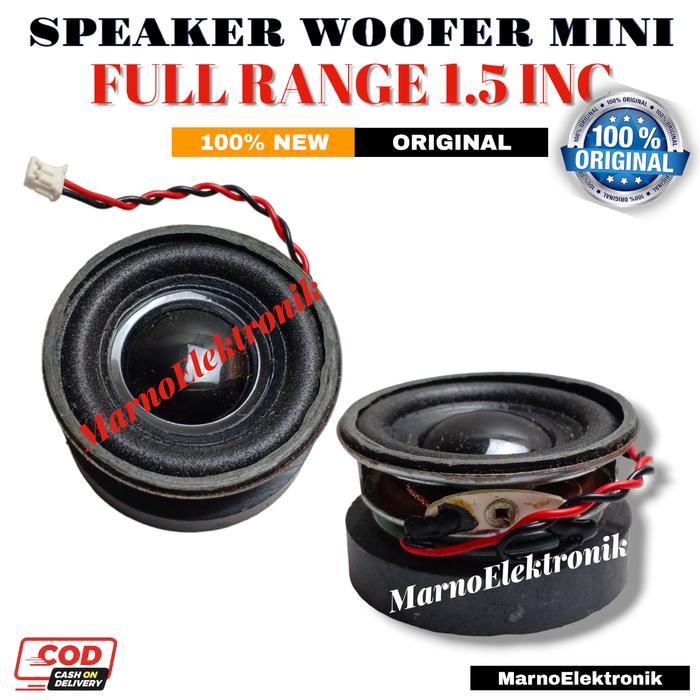 SPEAKER WOOFER MINI FULL RANGE 1,5 INC 4 OHM 3 WATT 1.5 INCH ORIGINAL sperpart