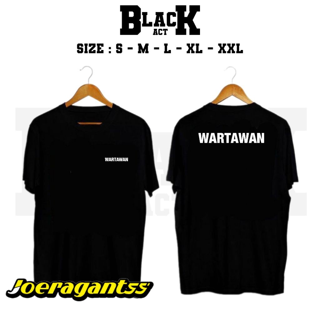 KAOS WARTAWAN // T-SHIRT WARTAWAN