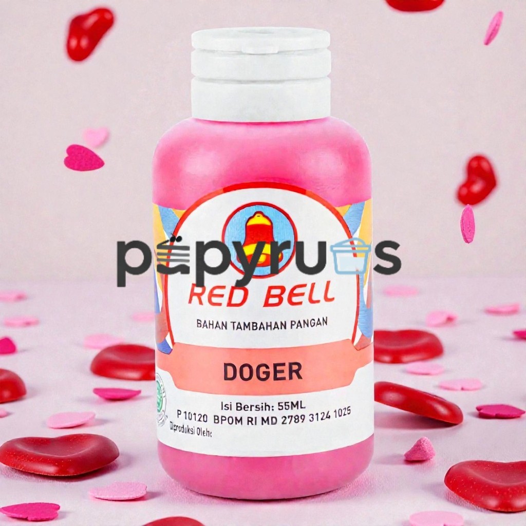 RED BELL Pasta Doger 55ml PERISA DAN PEWARNA MAKANAN ISI 6 BOTOL