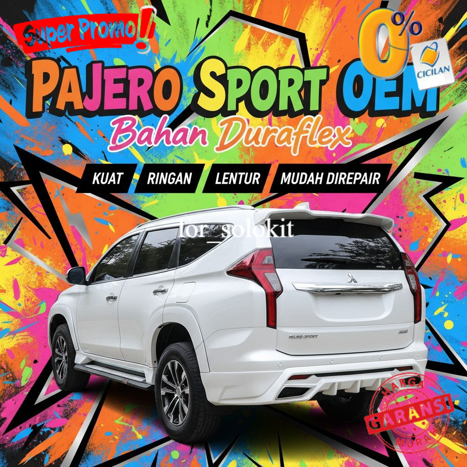 [READY] Bodykit Pajero AMOTRIZ 2020 2021 2022 2023 Body Kit Pajero Sport