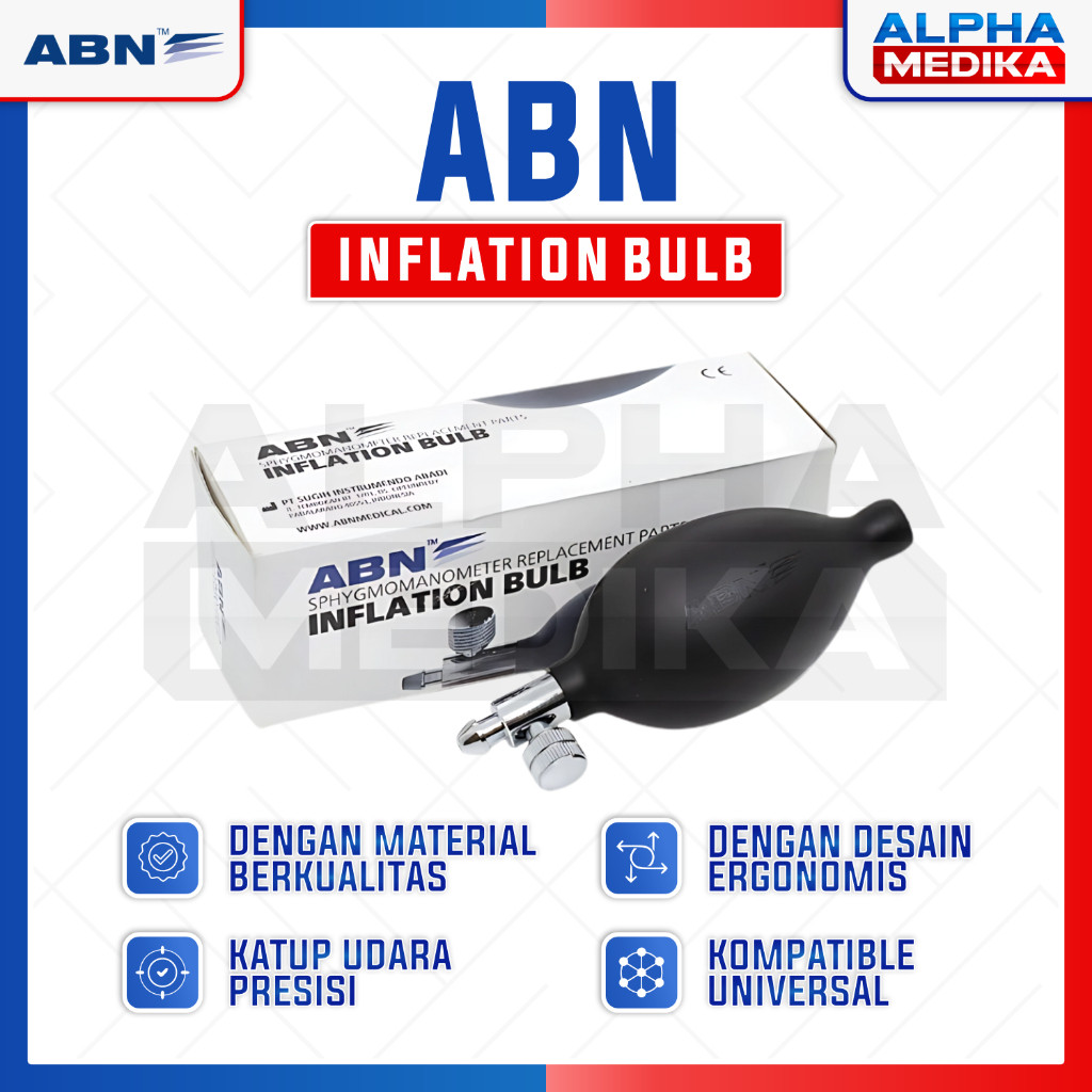 ABN - Bola Tensi ABN / Pompa Tensi / Tensimeter Bulb