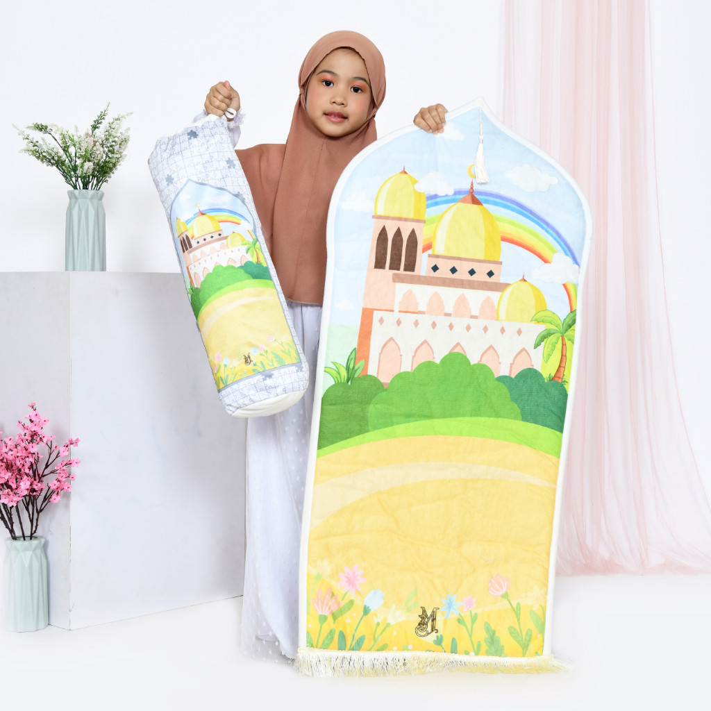 Sajadah Anak Costum Nama Sajadah Anak Tebal Premium Murah