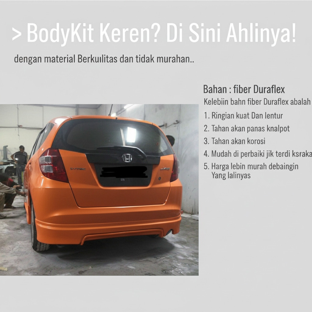 bodikit bodykit Jazz Ge8 tipe s 09-11 mugen BODYKIT JAZZ GE8