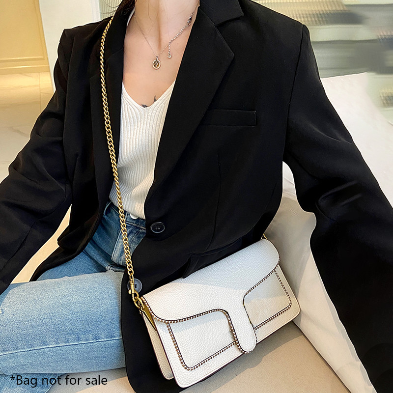 Bag Chain For Coach Tabby26 Bag Chain Accessories Crossbody Bag Strap Metal Shoulder Strap Bag Trans