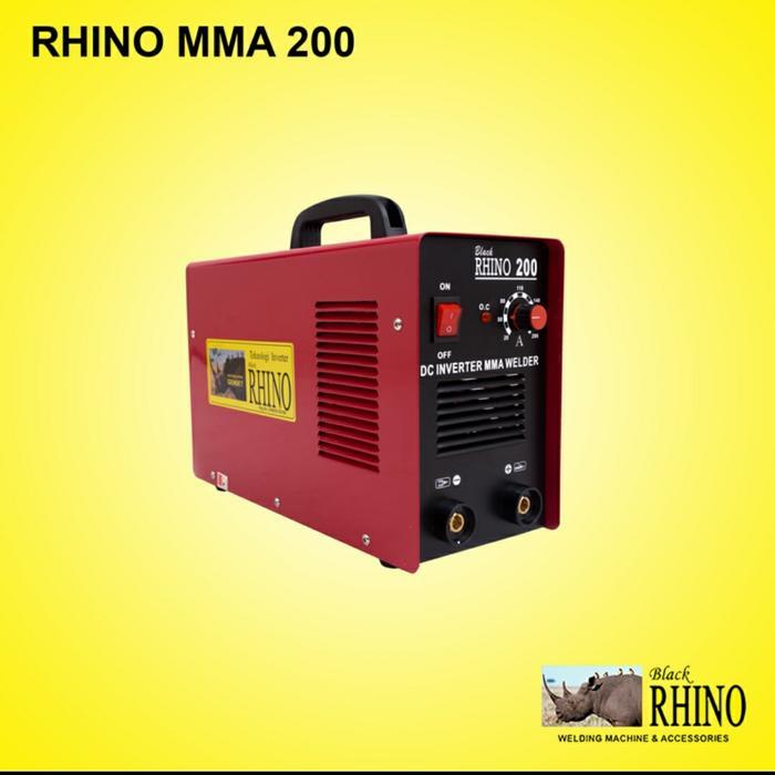 rhino Mesin las rhino mma 200a black rhino