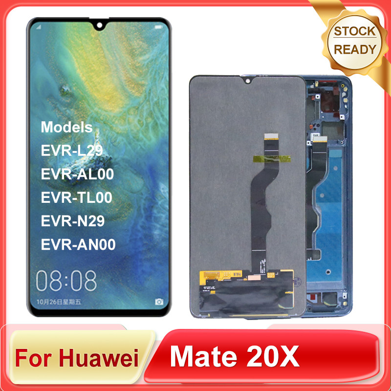 Original 7.2'' For Huawei Mate 20X OLED Display Touch Screen Digitizer Assembly For Mate 20X 5G LCD 