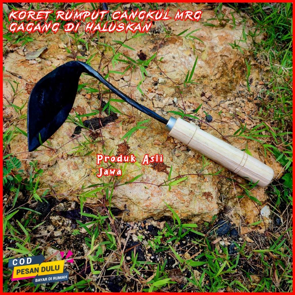 Koret Rumput Gatul Baja Cangkul Mini Untuk Dagir Rumput