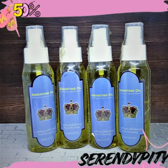 READY TEBARU Minyak Urapan Spray Wangi 100 ml Anointing Oil Suci Profetik Bahtera Mahanaim Untuk Doa