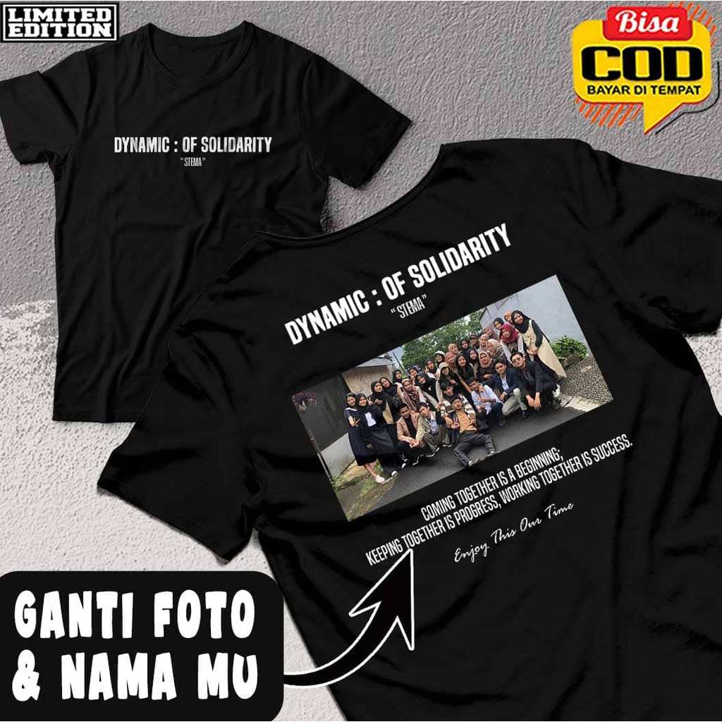Kaos Kelasan Angkatan Alumni Sekolah SD SMP SMA SMK Custom / Baju Kegiatan Study Tour Kelas / Kaos K