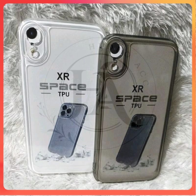 ACC Softcase Casing iPhone XR Silikon Casing Bening Transparan TPU Sepase Pelindung Belakang Camera
