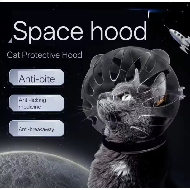 Helm Penutup Kepala Mulut Kucing Pelindung Anti Gigitan Kucing Cover Head Cat