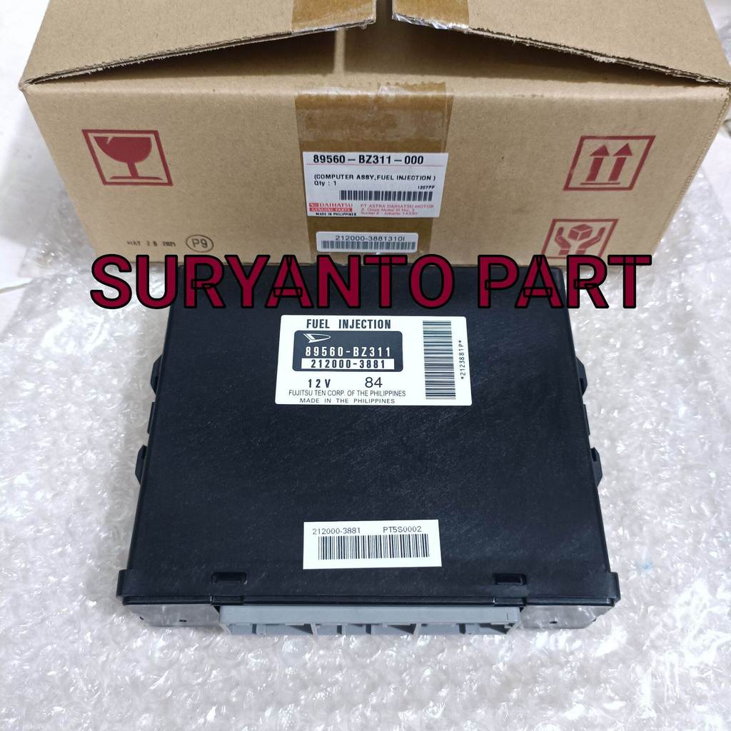 Ecu Komputer Computer Control Engine Mesin Toyota Rush/Terios(Original)89560-BZ310/89560-BZ311