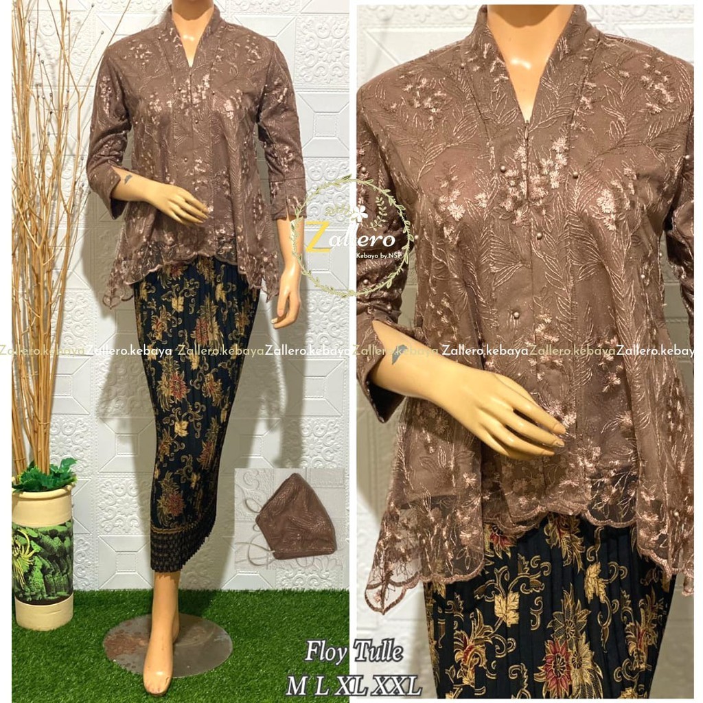 SET KEBAYA FLOY -  KEBAYA MODERN - SET KEBAYA MODERN - KEBAYA PESTA - KEBAYA WISUDA - KEBAYA BRUKAT 