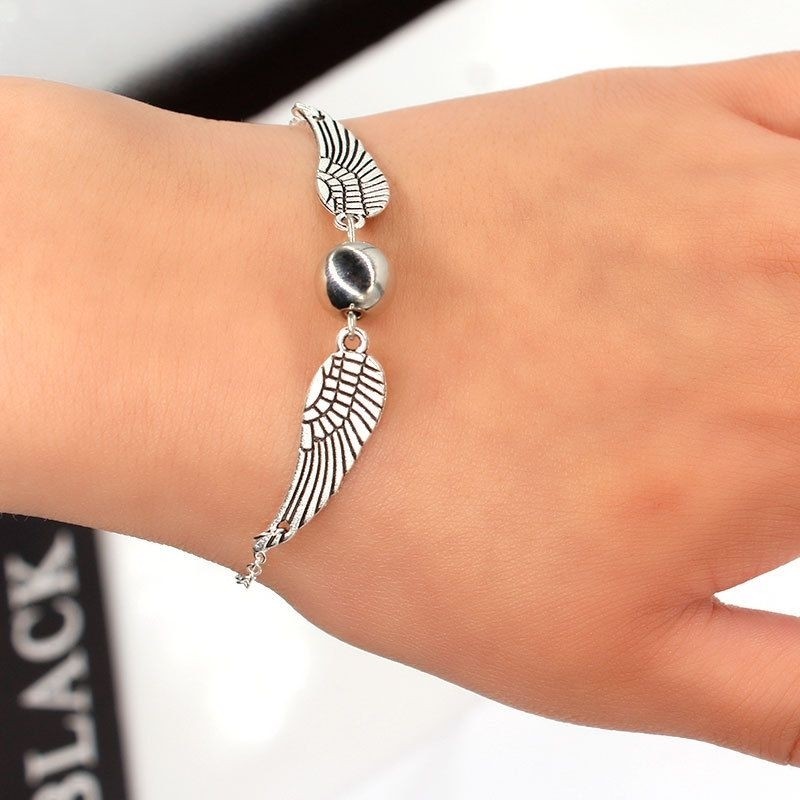 Omega GELANG TANGAN HARPOT BRACELET HARRY POTTER GELANG MALAIKAT ANGEL WINGS