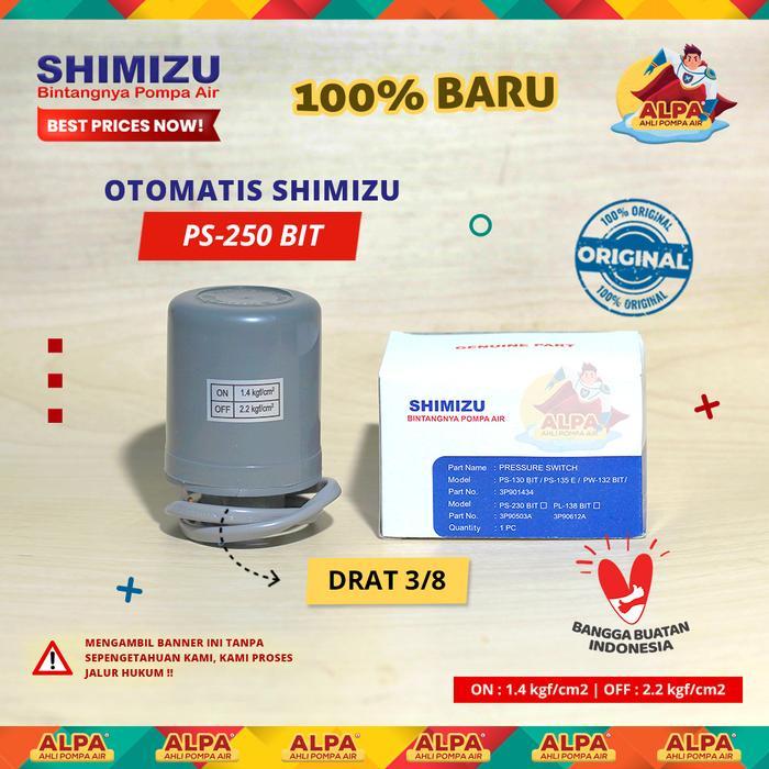 Otomatis Pompa Air SHIMIZU PC-250 BIT (Original)