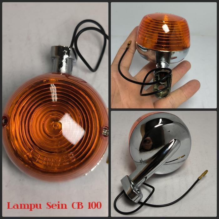 LAMPU SEIN CB100 BESI DEPAN BELAKANG Lampu SEN CB 100