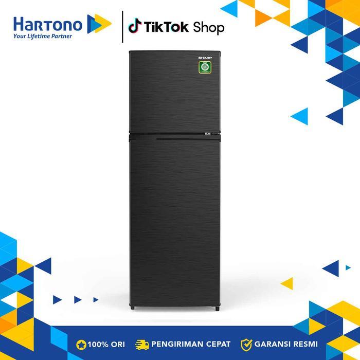Sharp Kulkas Kecil 2 Pintu Small 2 Door Refrigerator SJ316MNHS