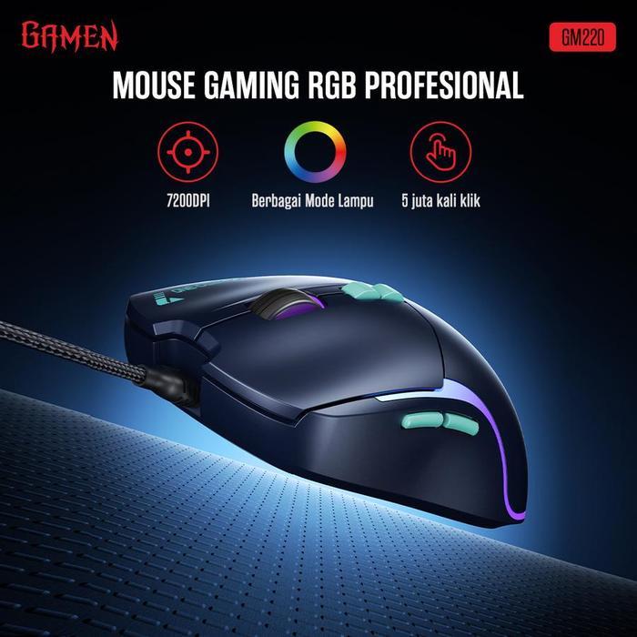 aurora bag shop Gamen GM210 / GM210W / GM220 / GM-210 / GM-210W / GM-220 Gaming Mouse RGB Lighting W