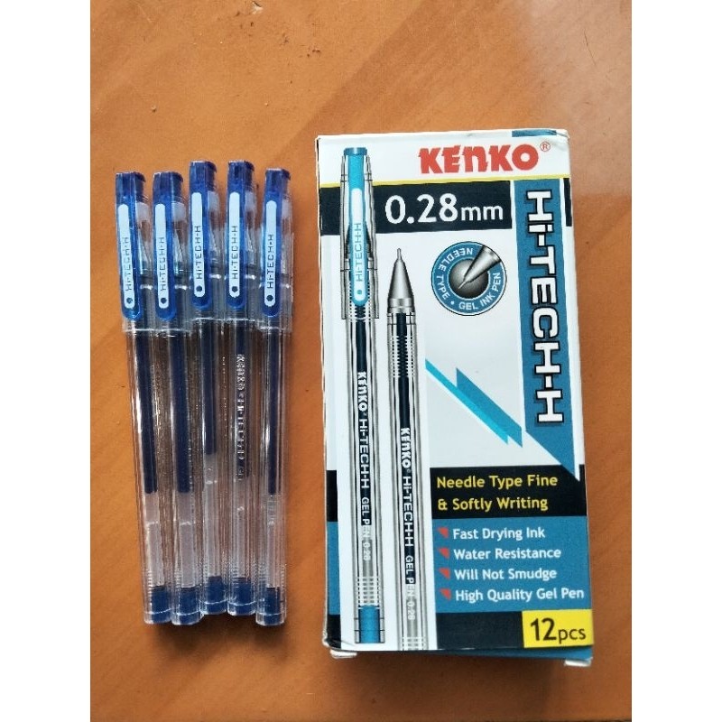 PULPEN HITECH-H 0.28,WARNA BIRU,COCOK BUAT MELOGAT KITAB/PULPEN/HITEC