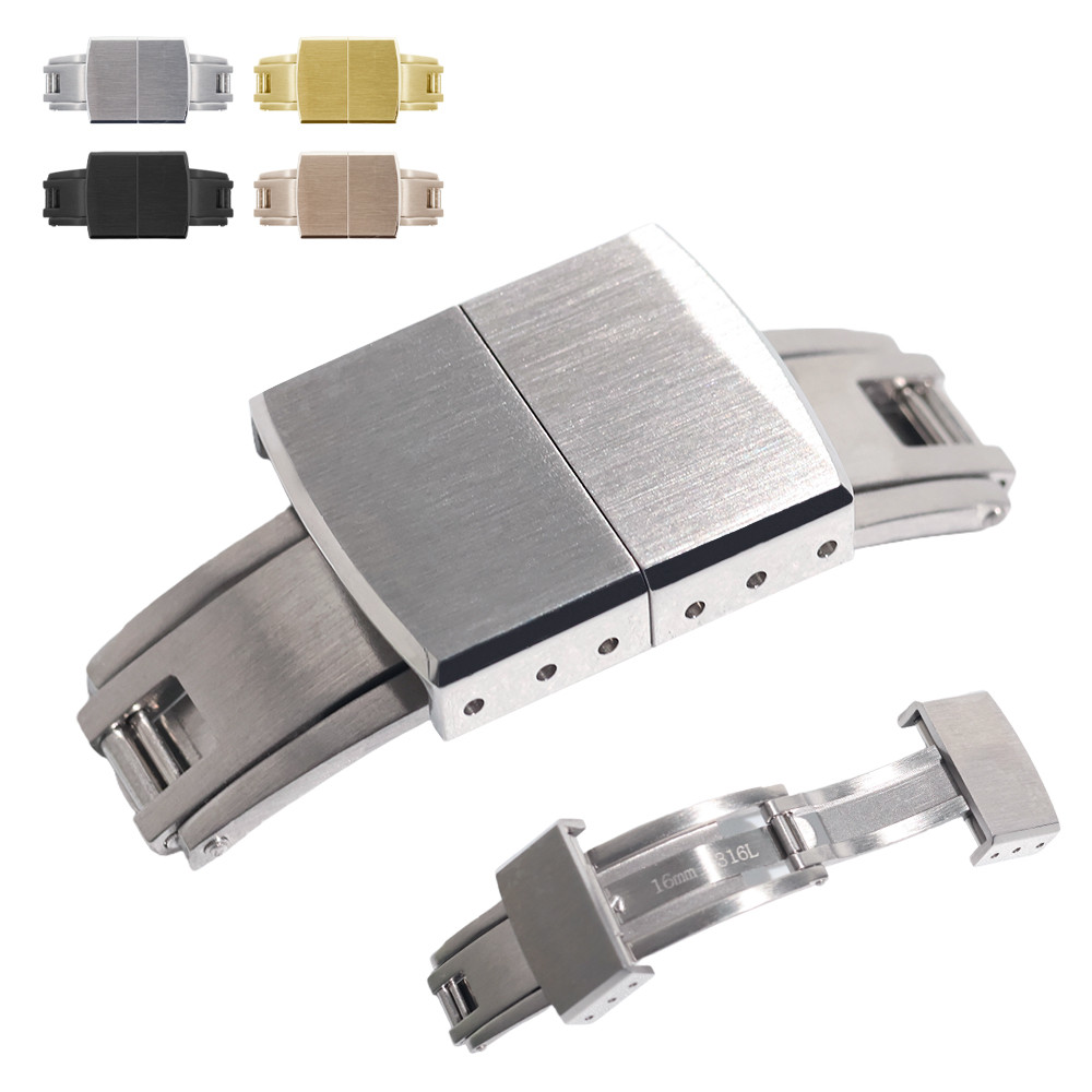 For Delugs Spring Deployant Clasp Perfect Fit for Rolex Cartier Omega Watch Original Repalcement Wat