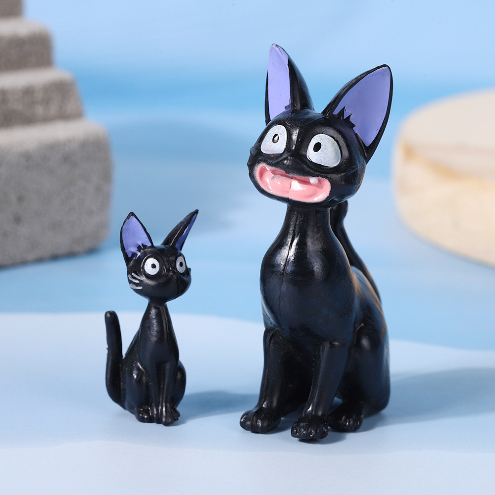 JIJI kiki's delivery service cat kiki jiji firgure pajangan dekorasi resin rumah zakka