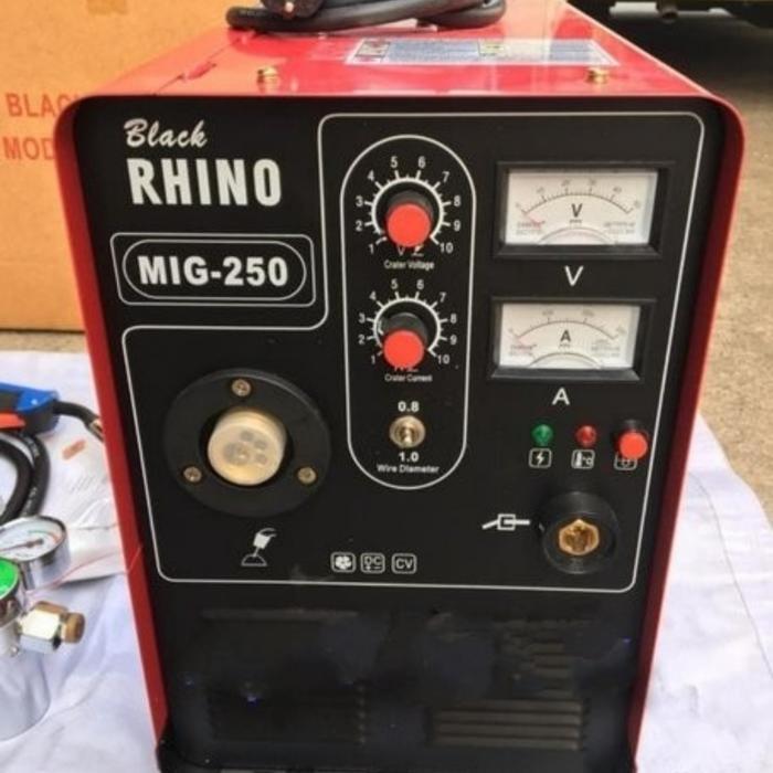 black rhino inverter Mesin las Rhino MiG 250 a co2 1 phase