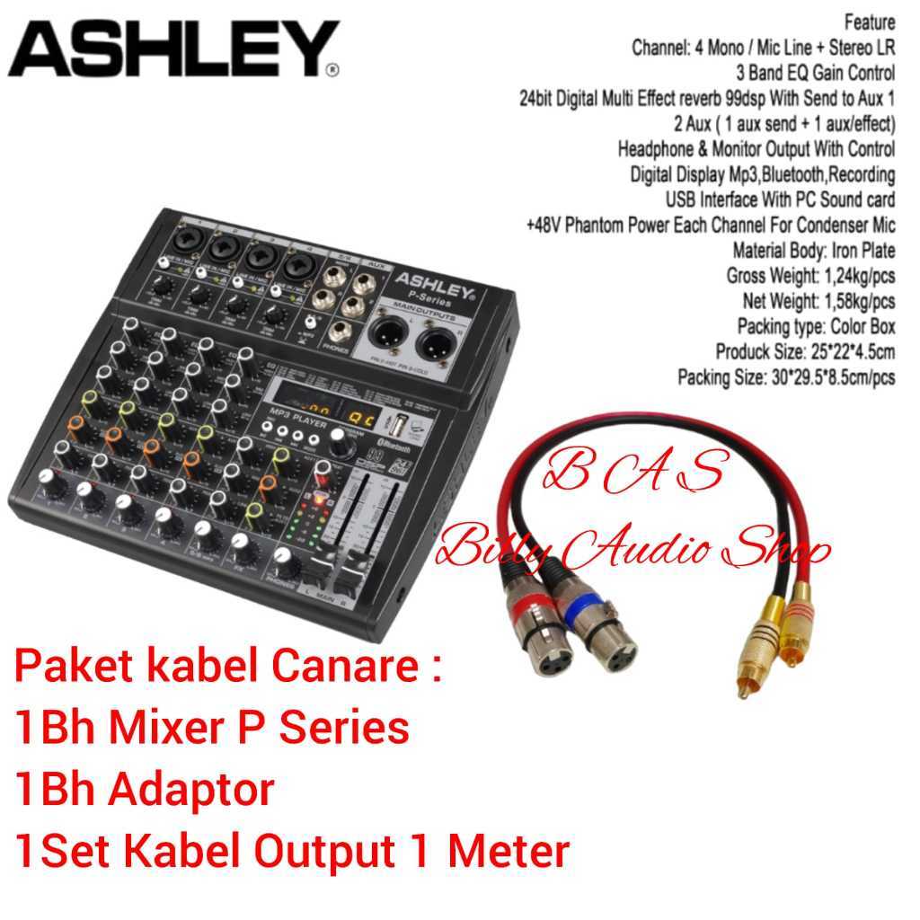 Mixer Ashley P-Series 99 DSP / Mixer Asley P Series 6 Channel Original Produk Ashley