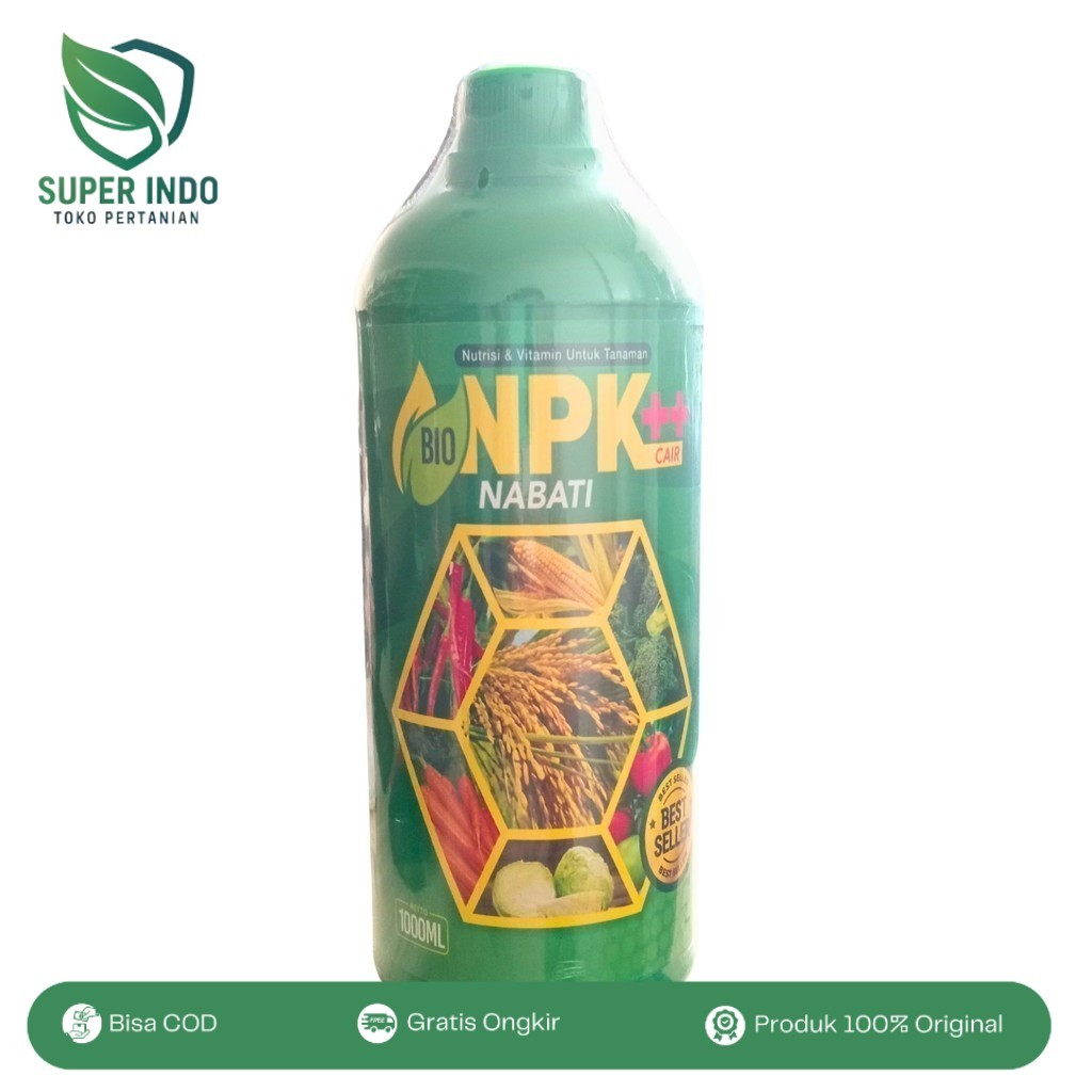 Pupuk Cair Bio NPK Nabati 1 Liter Penyubur Akar Daun Buah