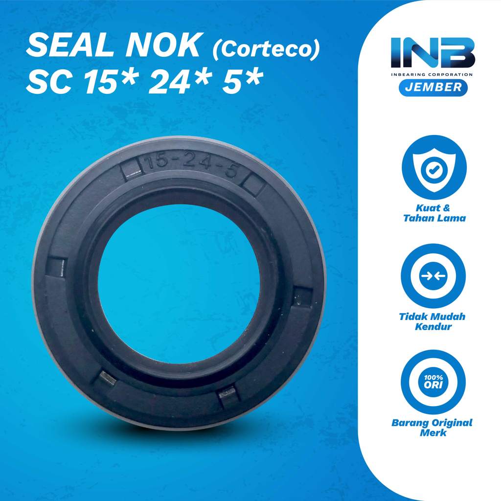 Seal Sc 15 24 5 Nok Seal Jet Cleaner Blue Clean610 INB Original Harga per 10pcs JEMBER