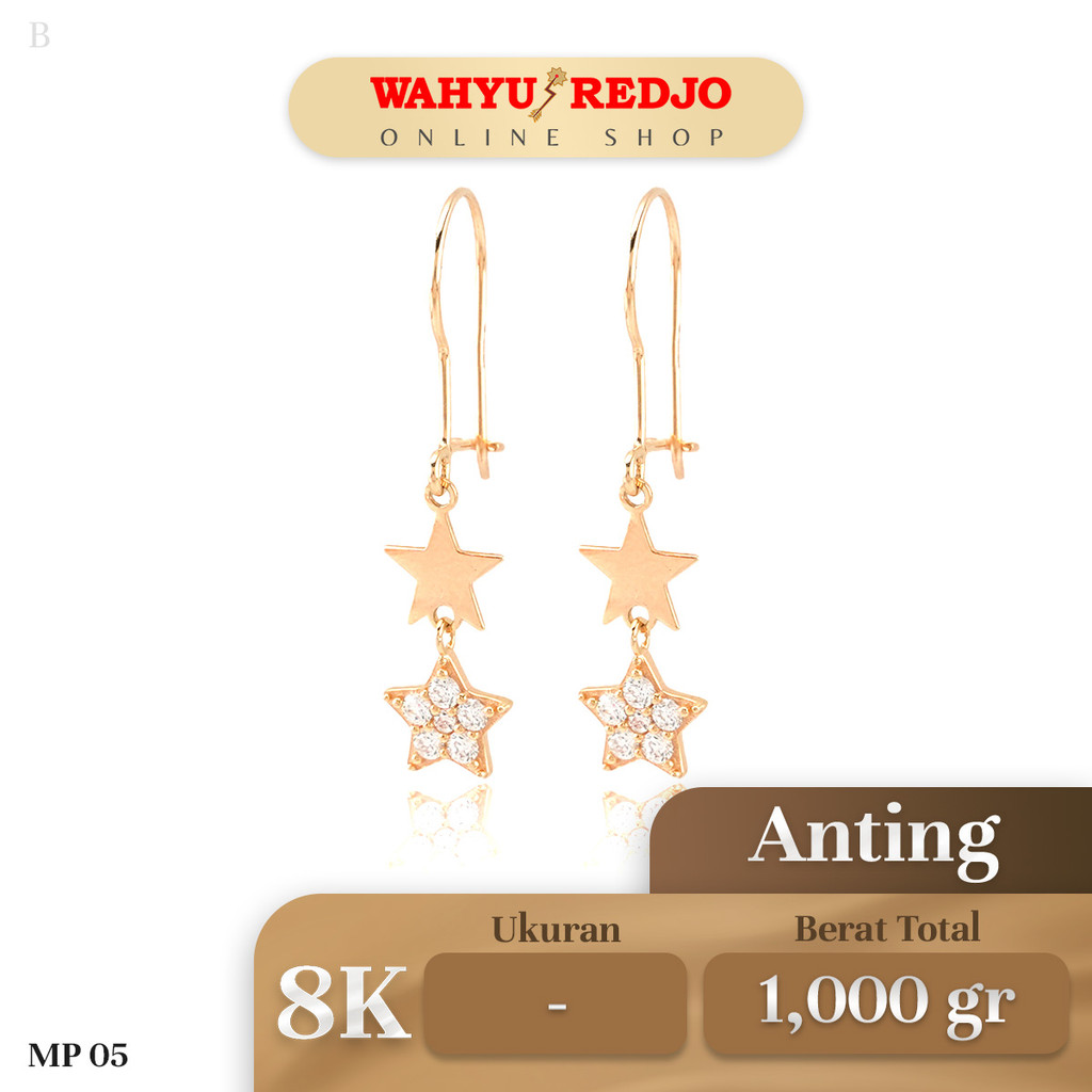 Anting Emas Kadar 8K Wahyu Redjo AN-8K 30427479
