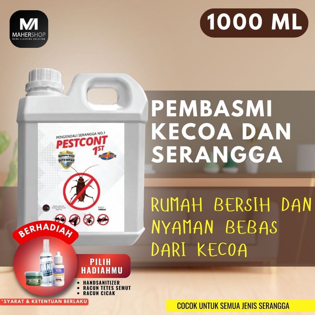 Pestcont obat racun pengendali serangga kecoa, racun kecoa, serangga rumah, obat anti serangga kecoa