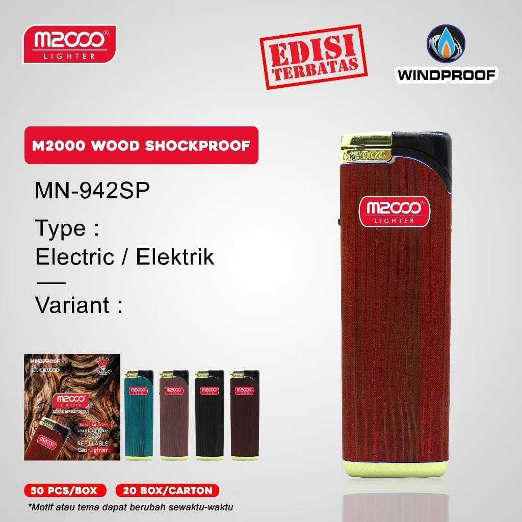 M2000 Korek Api Bara M2000 WINDPROOF / Tahan Angin MN-942 SP
