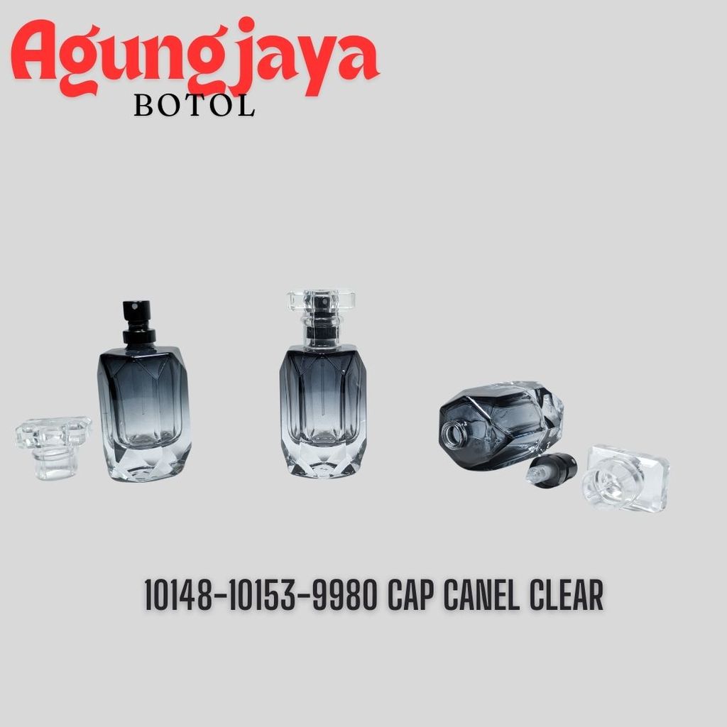 Botol Kaca Parfum 30 Ml Diamond Pump Press Hitam / Botol Kaca Parfum 30 Ml /  Botol Kaca / Botol Par