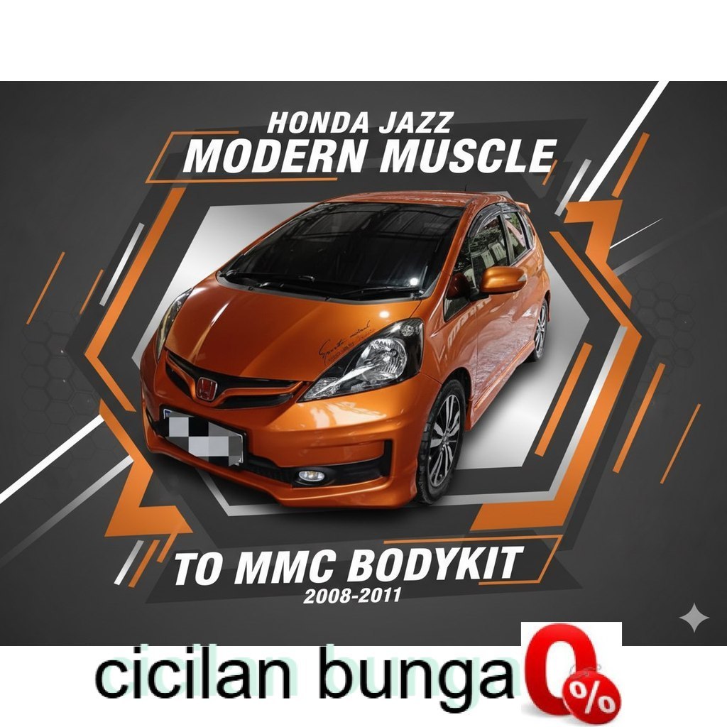 [CICILAN 0%] bemper bumper jazz ge8 BEMPER JAZZ RS/S UPGRADE MMC BODYKIT JAZZ UPGRADE MMC TANPA GANT