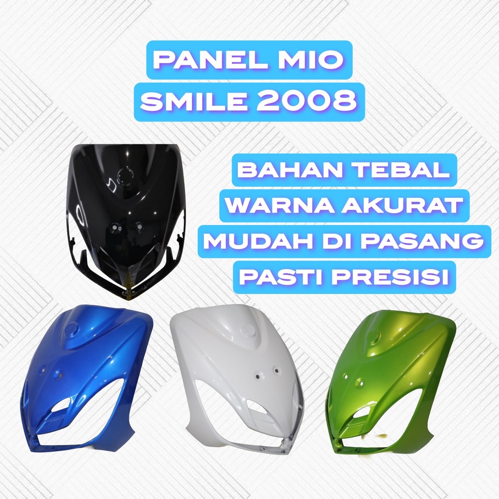 Tameng Depan Mio Sporty Smile 2008 2009 2010 merek WIN original mudah dipasang tahan lama presisi