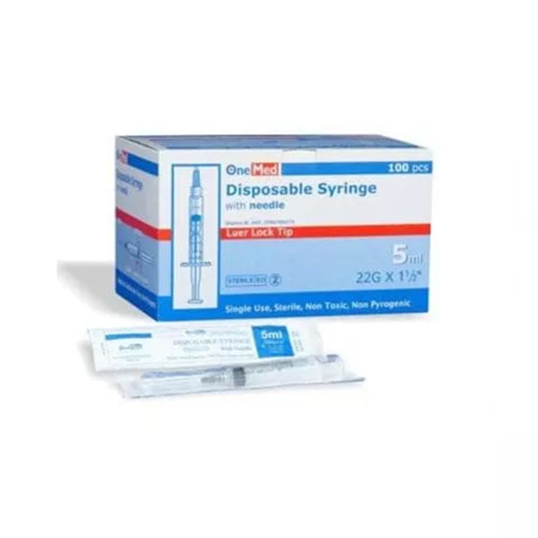 Disposable Syringe 1 3 5 10 ml cc Spuit Box isi 100 - Onemed Suntikan