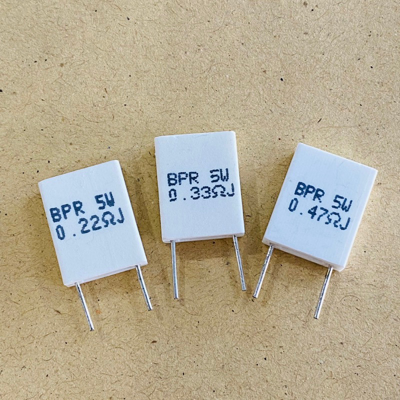 Resistor Kapur 5 Watt Nobel Resistor Nobel 5W 0.22/0.33/0.47