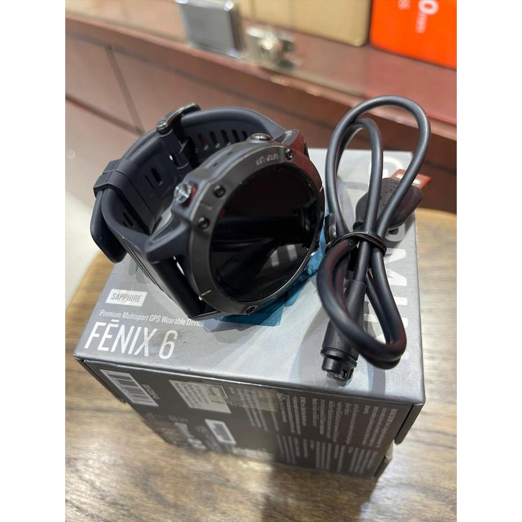SALE  Garmin fenix 6 GPS Smartwatch (Carbon Gray / Black Band)