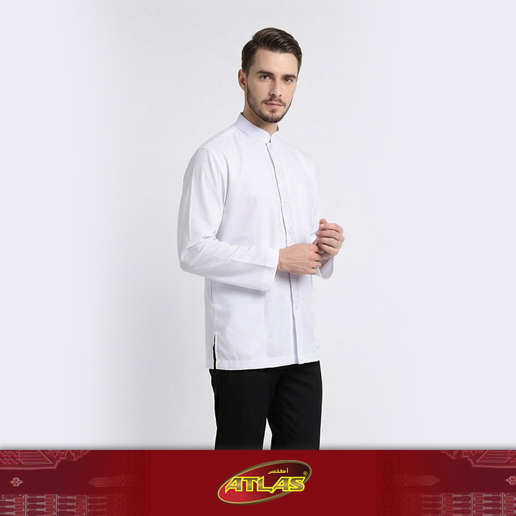 Baju Koko ATLAS Universal TRP Putih