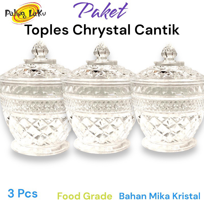 Toples Cantik Chrystal 3 pcs - Toples Kristal